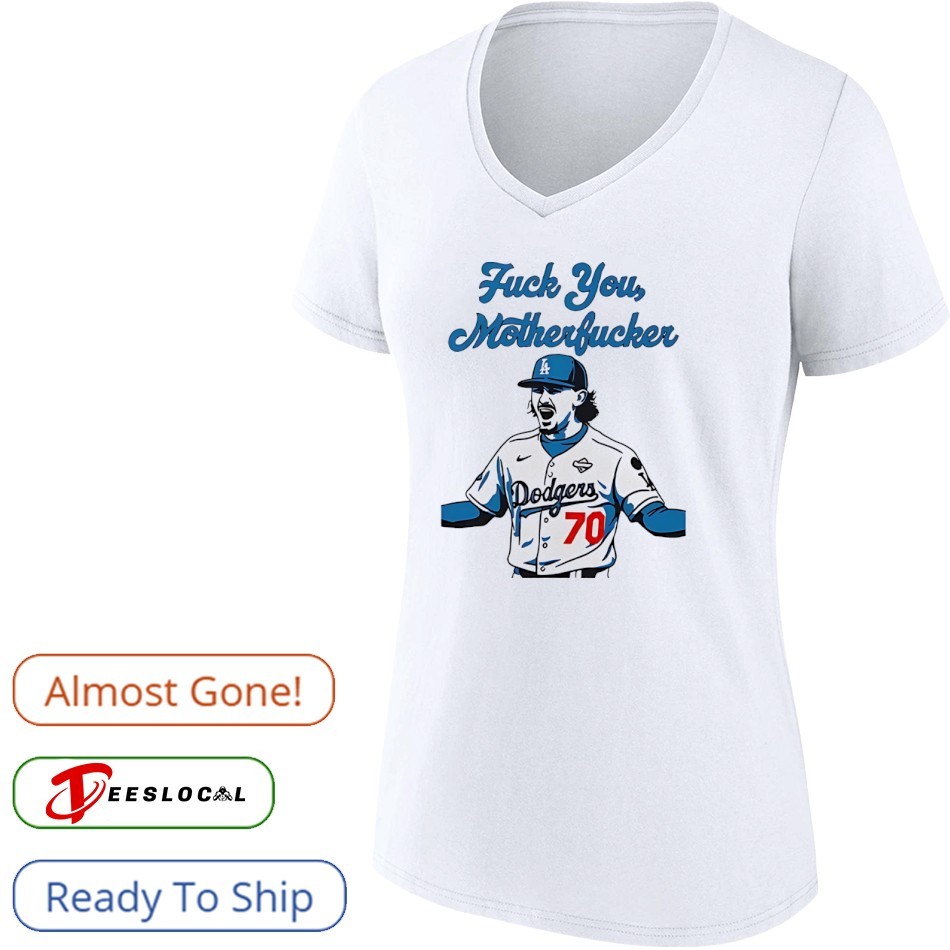 Justin Wrobleski 70 Los Angeles Dodgers fuck you motherfucker