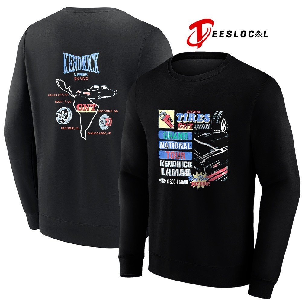 Kendrick Lamar Grand Nation tour 2025 Gloria tire service GNT