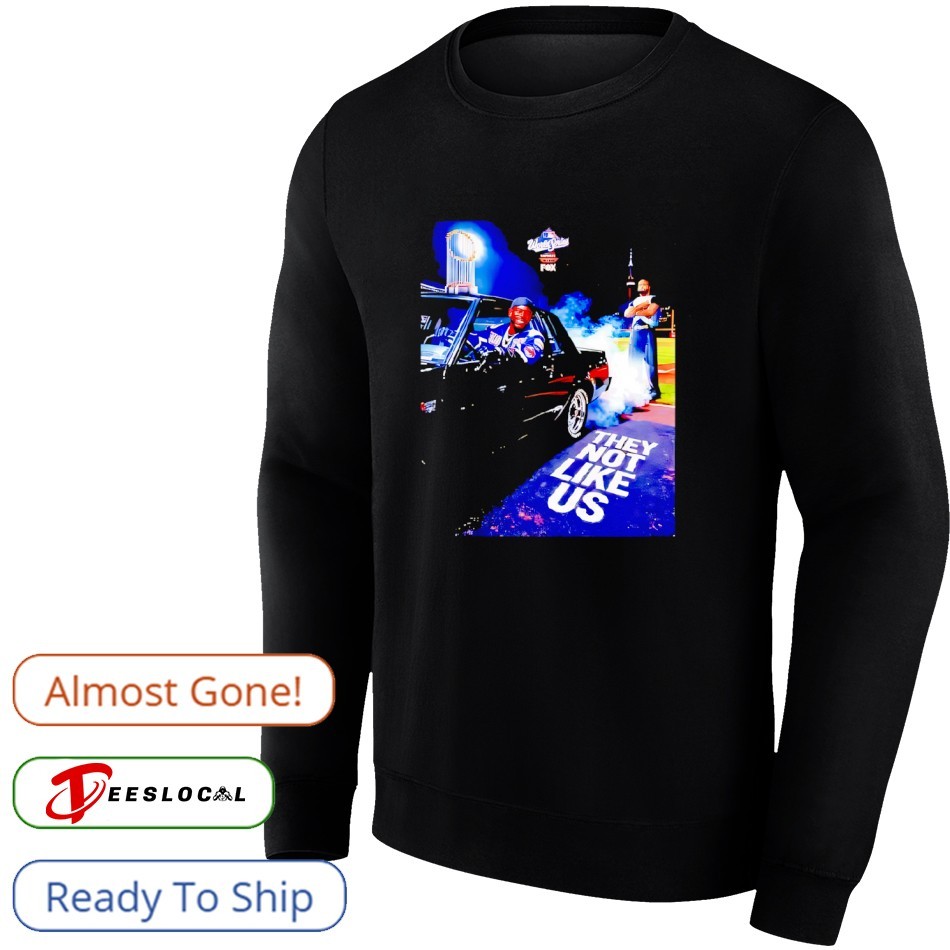 Kendrick Lamar and Drake they not like us World Series win graphic