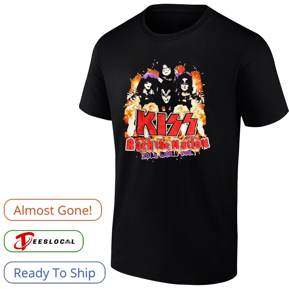 Kiss Rock The Nation 2004 World Tour shirt, hoodie, sweater, long