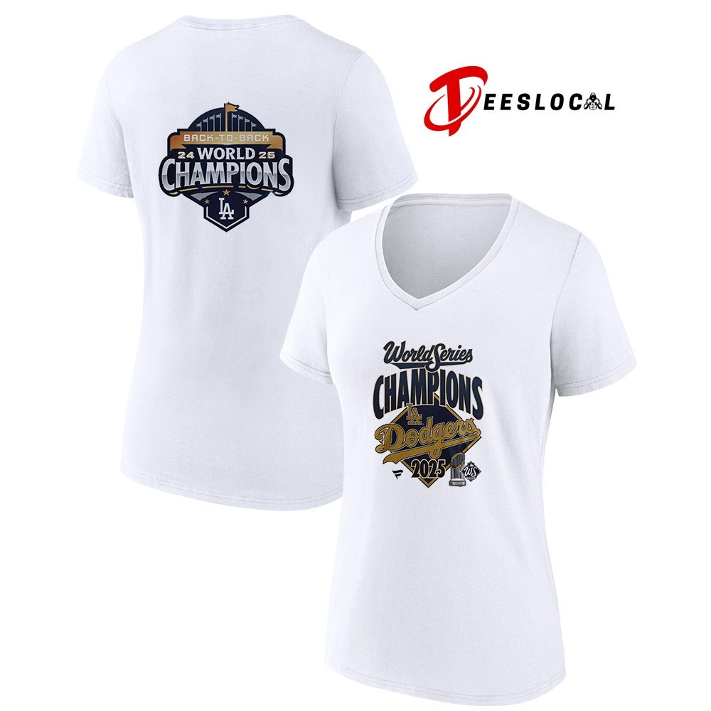 LA Dodgers World Series 2025 Champions 2 Sided shirt, hoodie