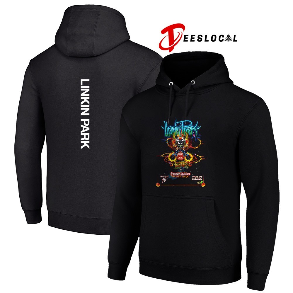 Linkin Park From Zero world tour Mexico city poster art shirt