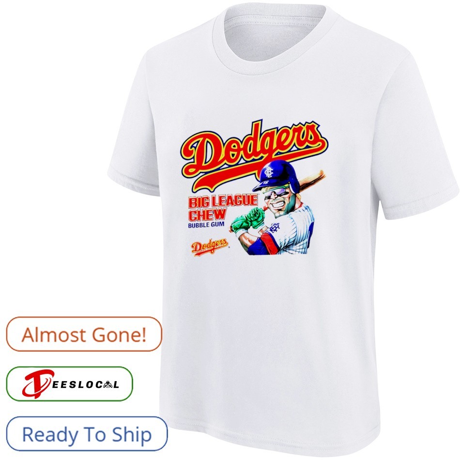 Los Angeles Dodgers Born X Raised Big League Chew Bubble Gum T