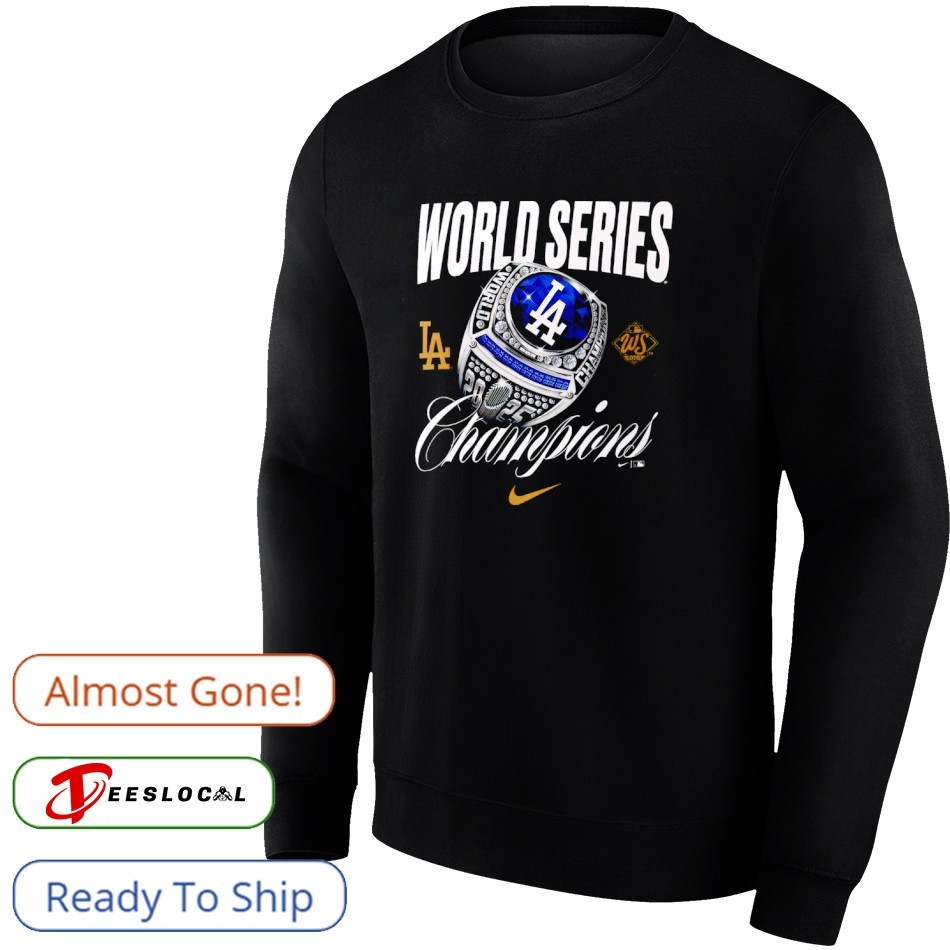 nike dodgers world series sweatshirt