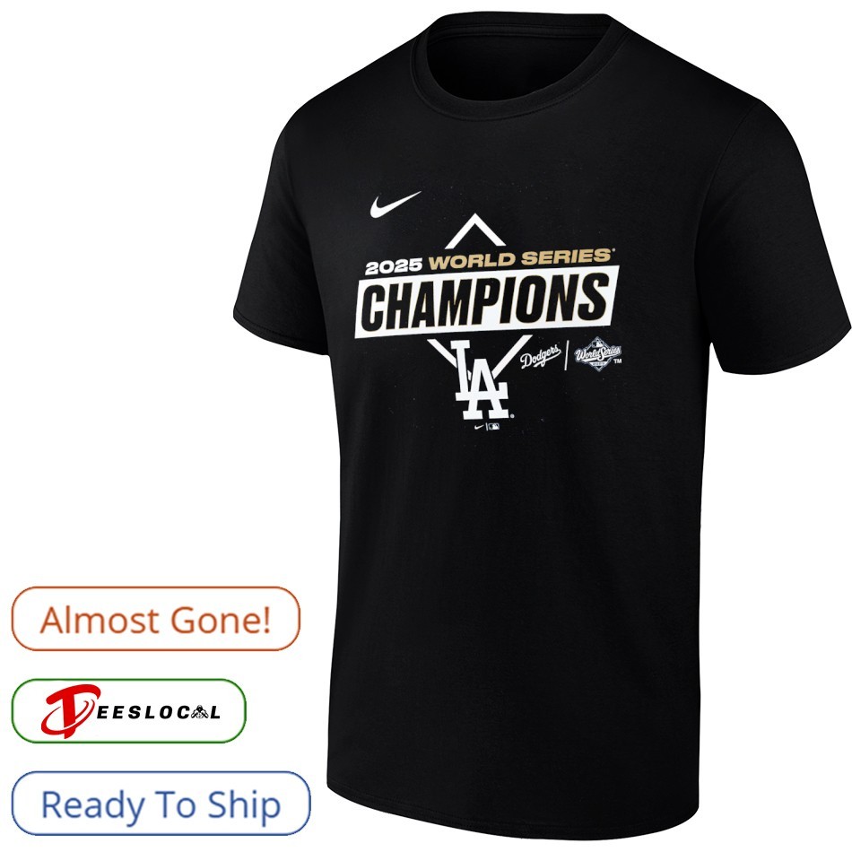 Los Angeles Dodgers Nike 2025 World Series Champions Team Logo shirt