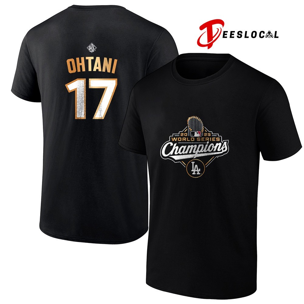 未使用　WBC OHTANI 16 Tシャツ 黒 Mサイズ Los Angeles Dodgers Shohei Ohtani 2025 world series champions big