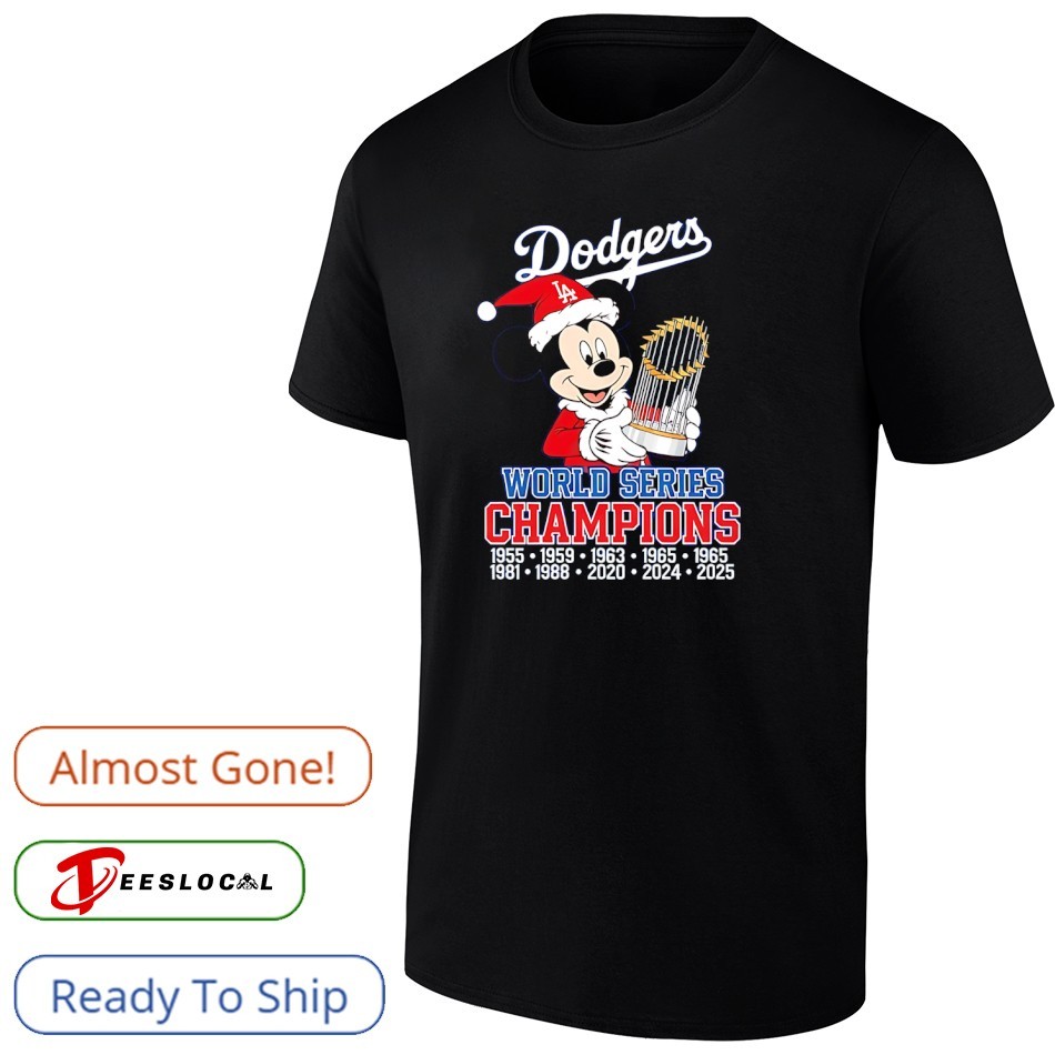 Los Angeles Dodgers World Series Champions 2025 x Mickey Mouse
