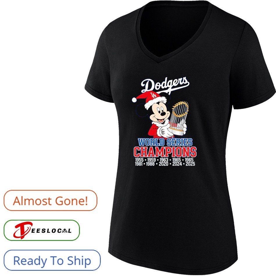 Los Angeles Dodgers World Series Champions 2025 x Mickey Mouse