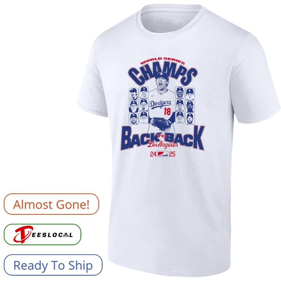 Los Angeles Dodgers back to back World Series Champs 2024 2025