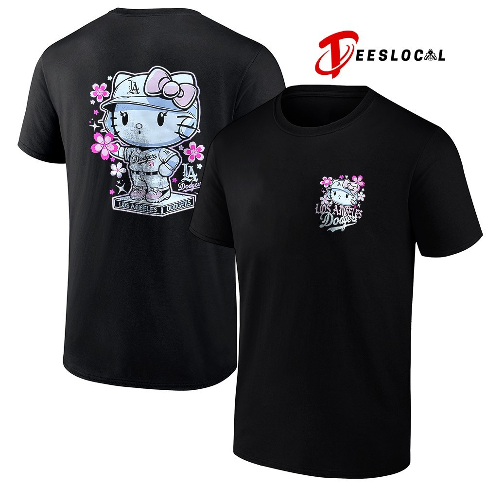 Los Angeles Dodgers x Hello Kitty Sakura shirt, hoodie, sweater