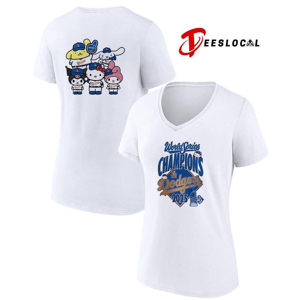 Los Angeles Dodgers x Hello Kitty and friends World Series