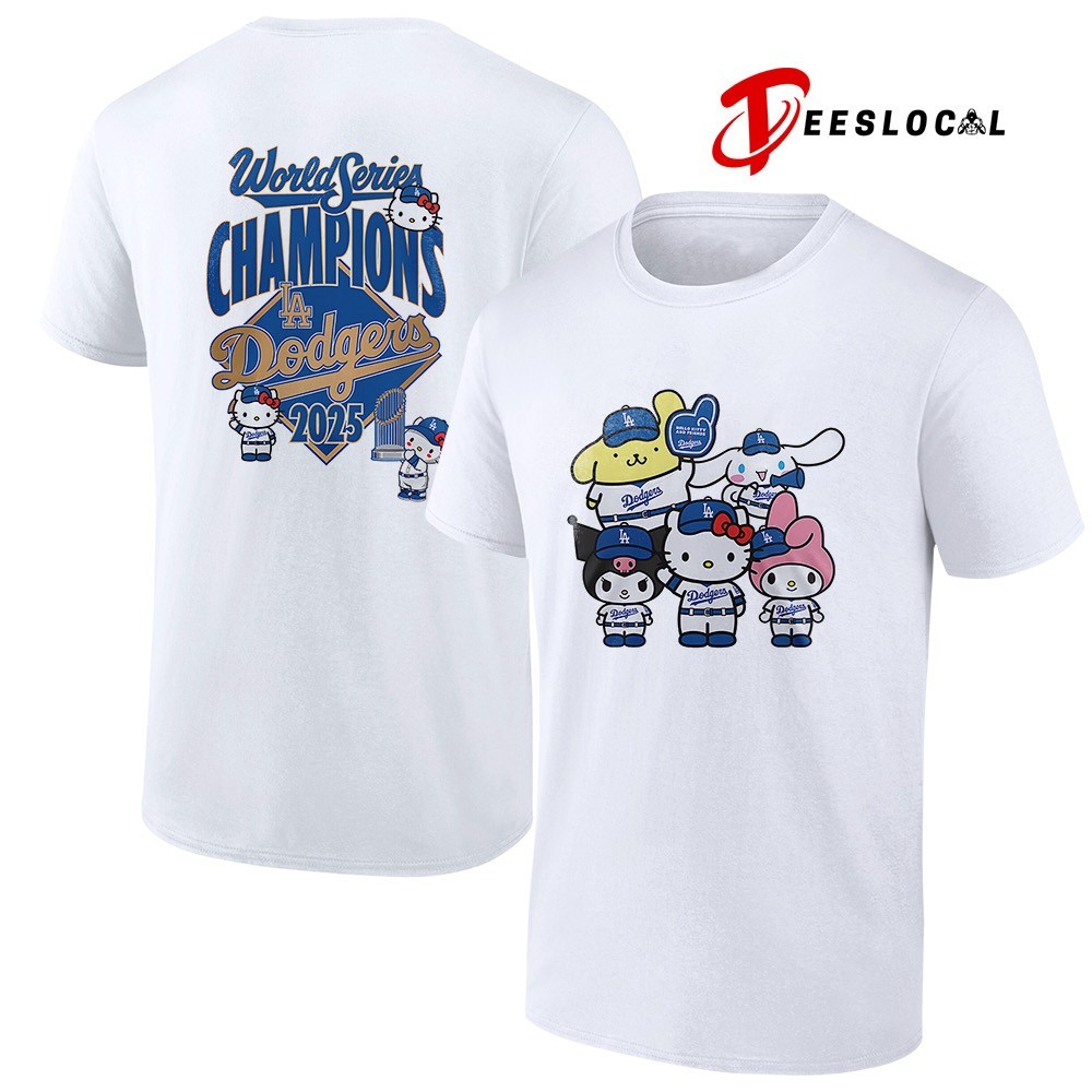 Los Angeles Dodgers x Hello Kitty and friends world series