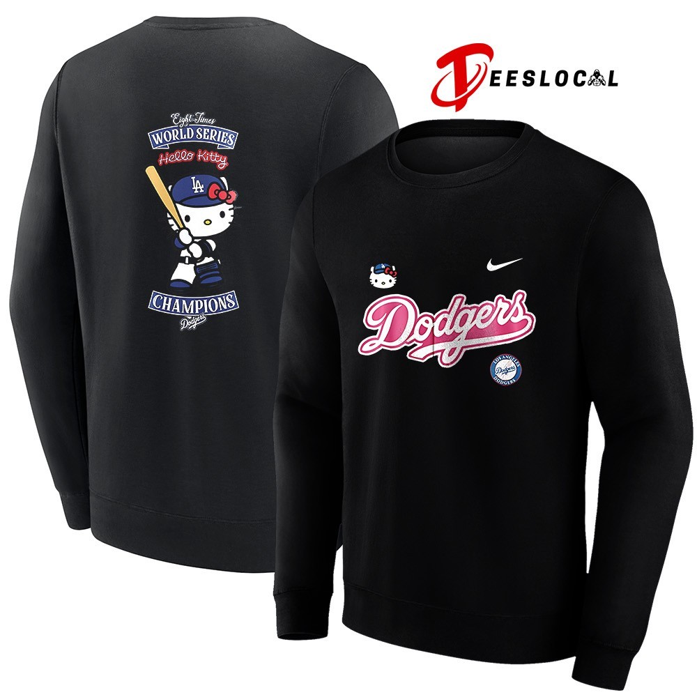 Los Angeles Dodgers x Hello Kitty eight times world series
