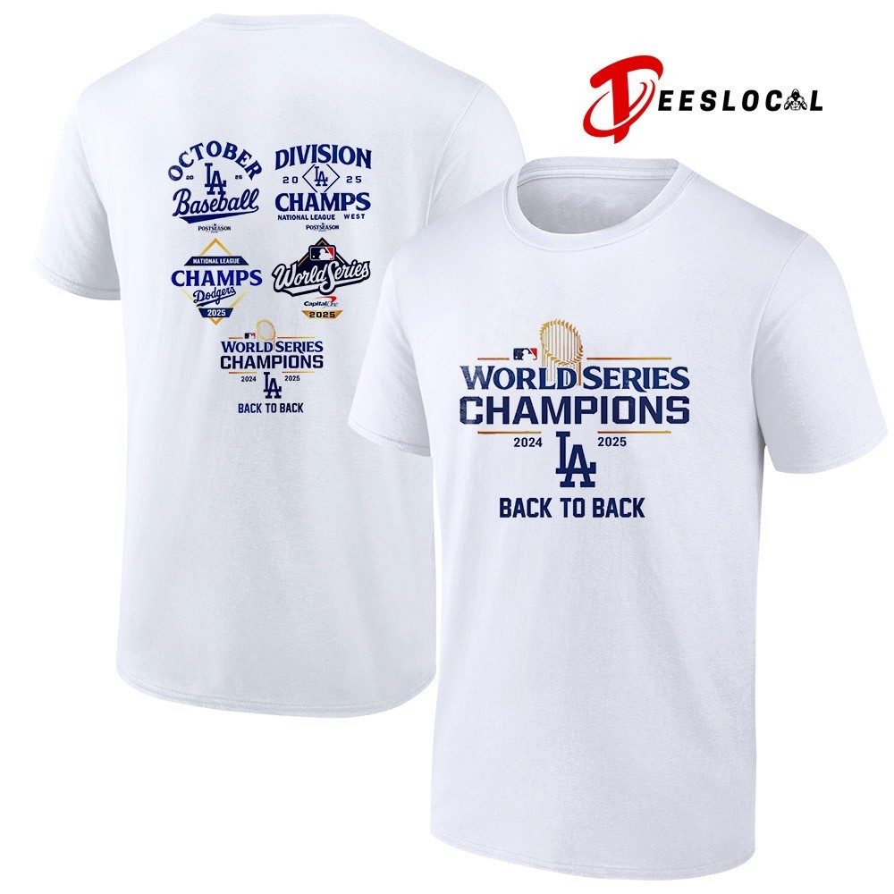 Los Angeles Dodgers x World Series Champions By Capital One 2025