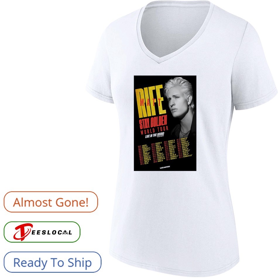 Matt Rife Stay Golden World tour 2026 poster shirt, hoodie