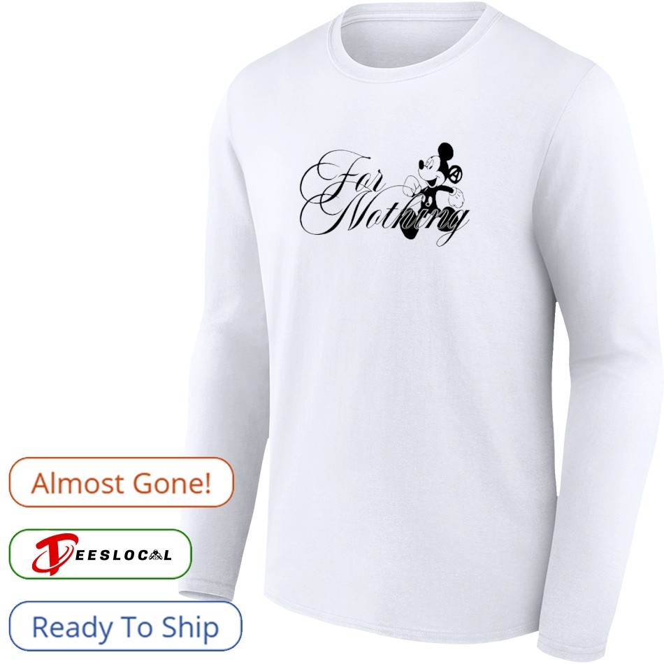 Mickey Mouse nine vicious for nothing tour 2025 shirt, hoodie