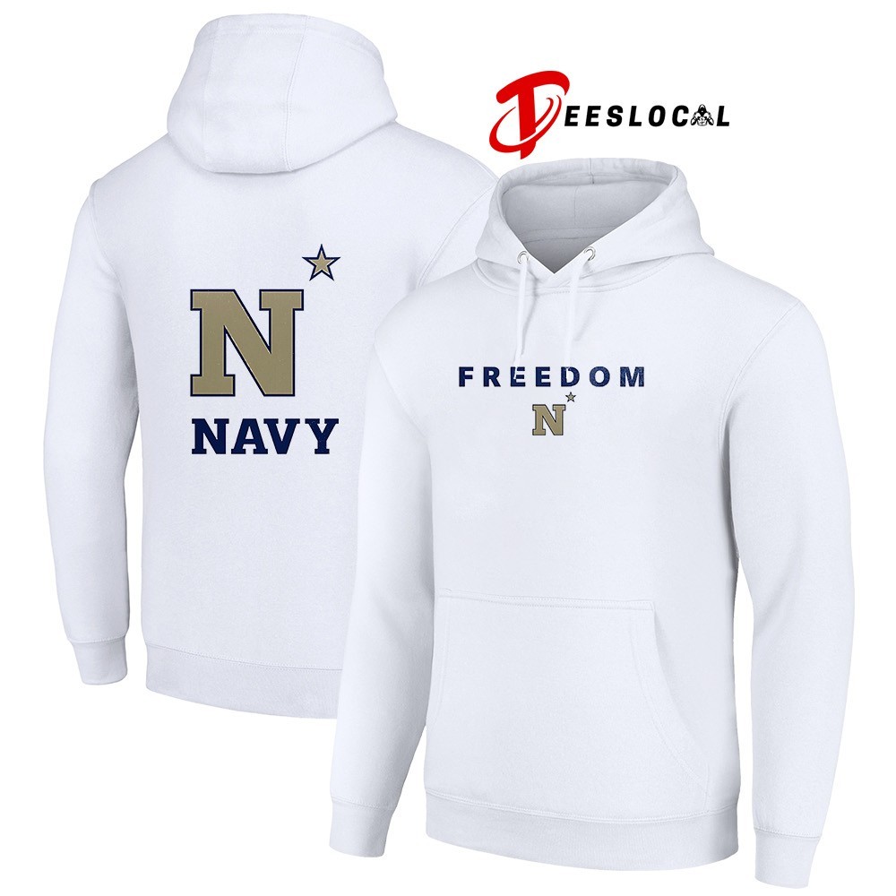 Navy Midshipmen x Charlie Kirk Freedom logo shirt, hoodie, sweater