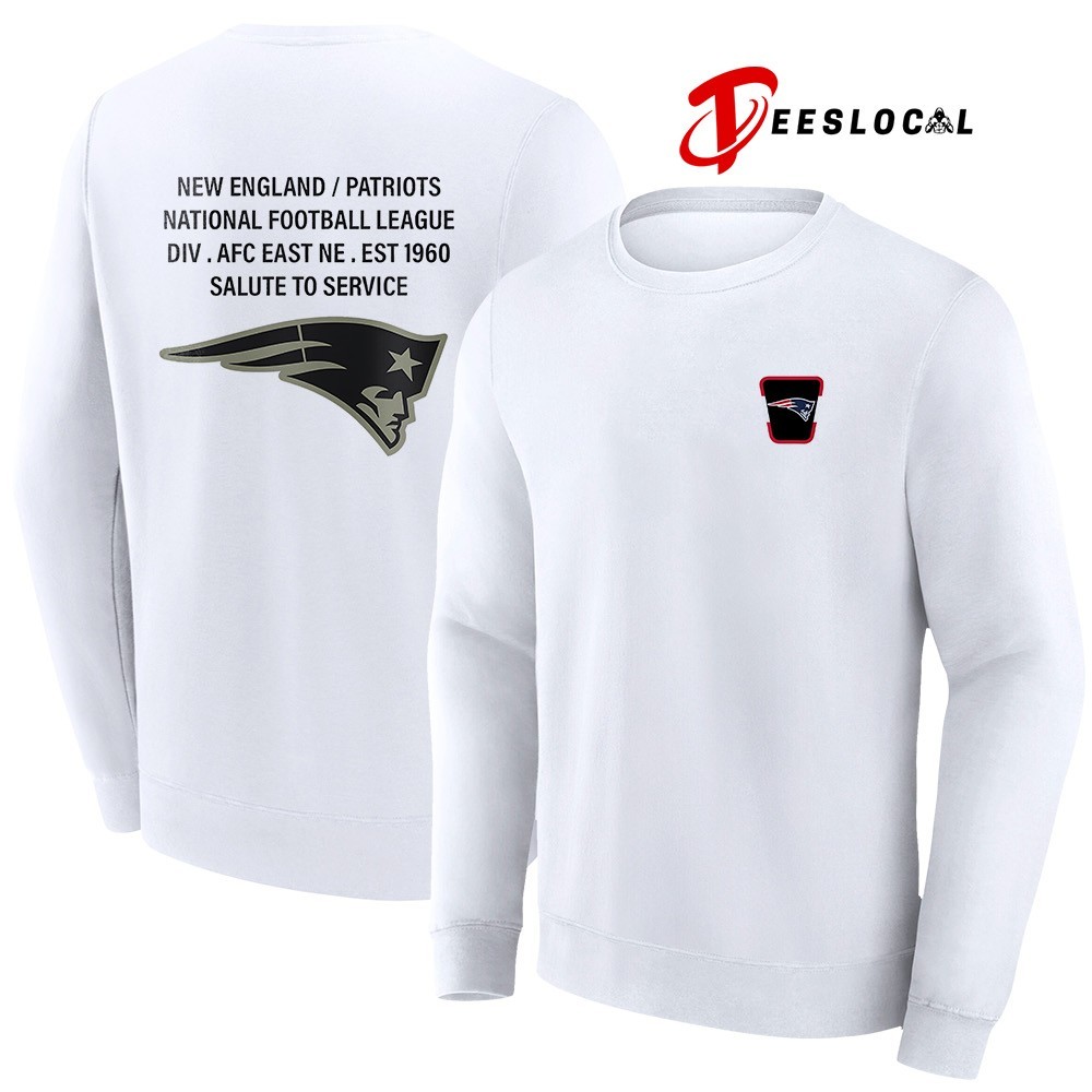 New England Patriots salute to service 2025 logo shirt, hoodie