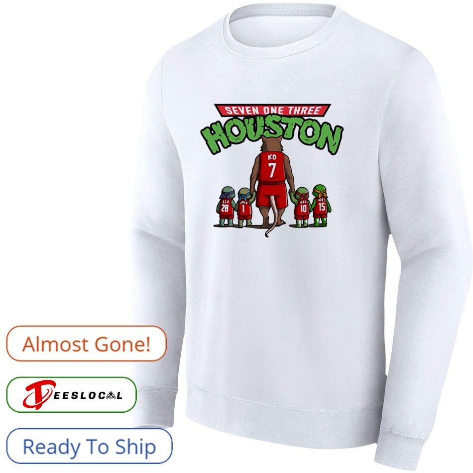 Ninja Turtle seven on three Houston Mr KD shirt, hoodie, sweater
