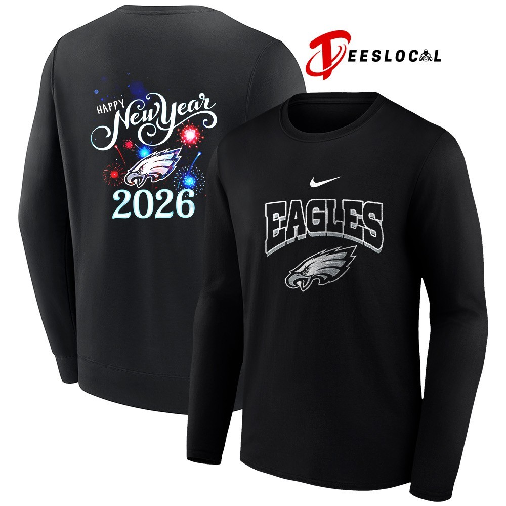 Philadelphia Eagles Happy New Year 2026 graphic shirt, hoodie