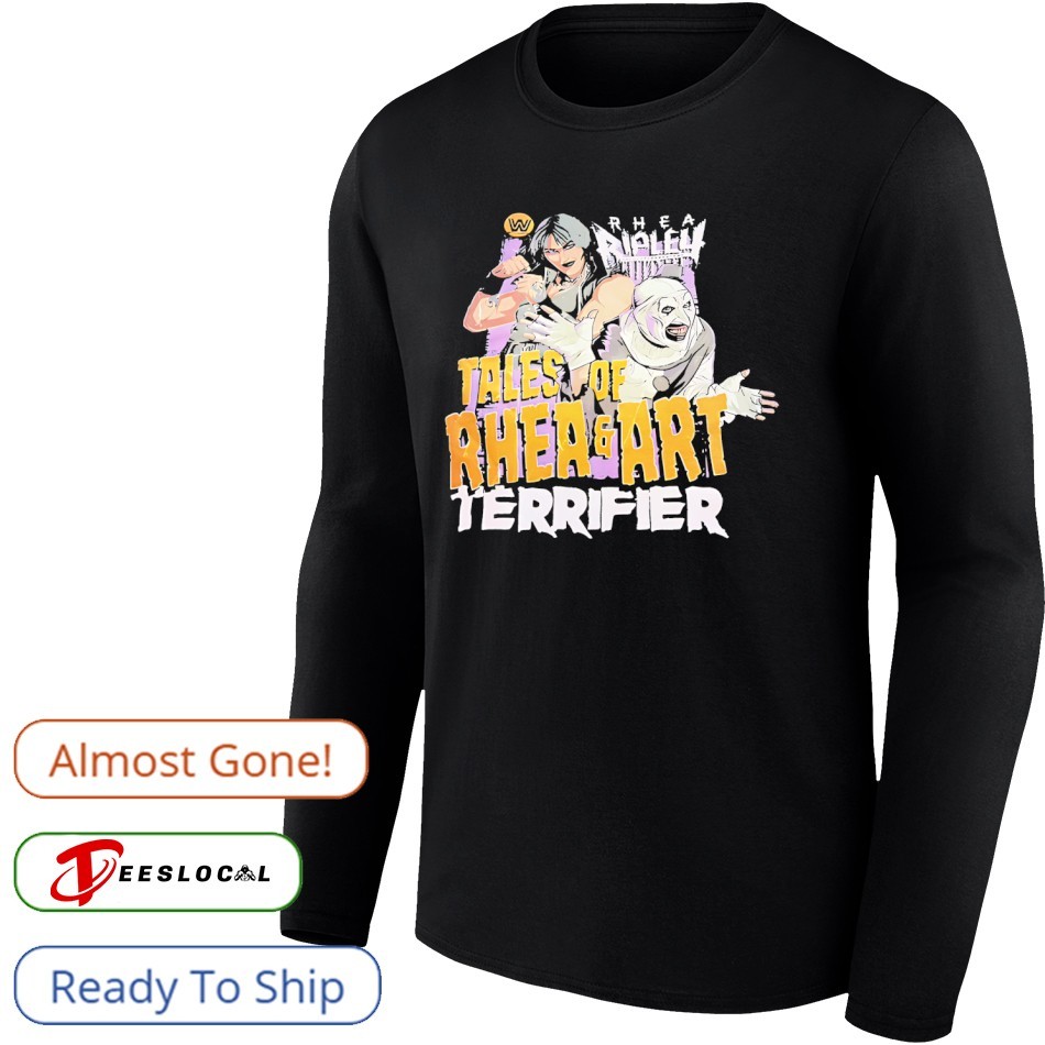 Rhea Ripley tales of Rhea and Art Terrifier shirt, hoodie, sweater
