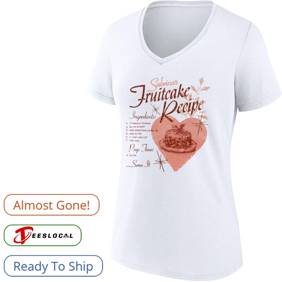 Sabrina's Fruitcake Recipe album Sabrina Carpenter shirt, hoodie