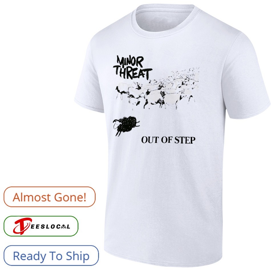 Sheep minor threat out of step shirt, hoodie, sweater, long sleeve