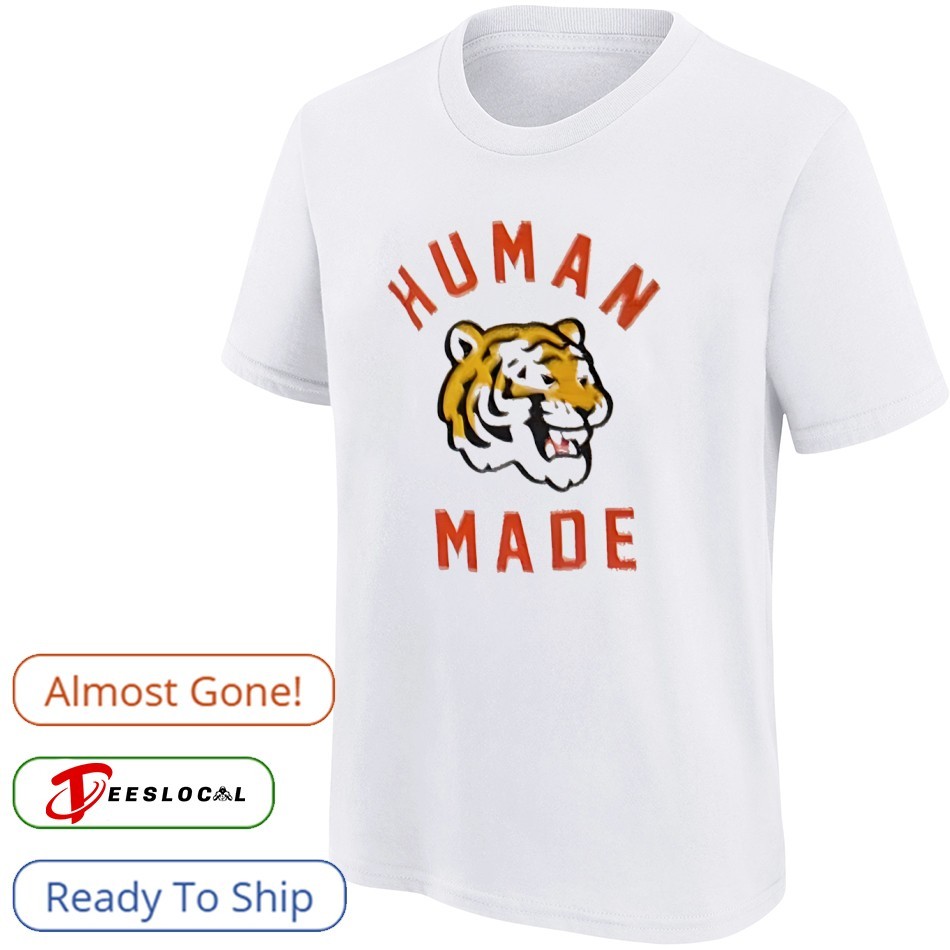 HUMAN MADE トラプリント Tシャツ 半袖 Shin Junghwan wearing tiger human made shirt, hoodie, sweater