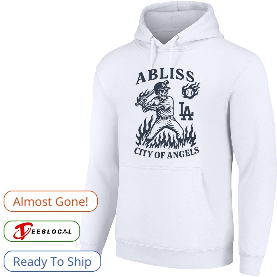 Skeleton Los Angeles Dodgers city of Angels shirt, hoodie, sweater