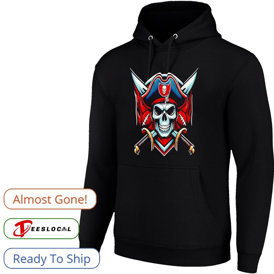 Skull pirate Tampa Bay Buccaneers shirt, hoodie, sweater, long