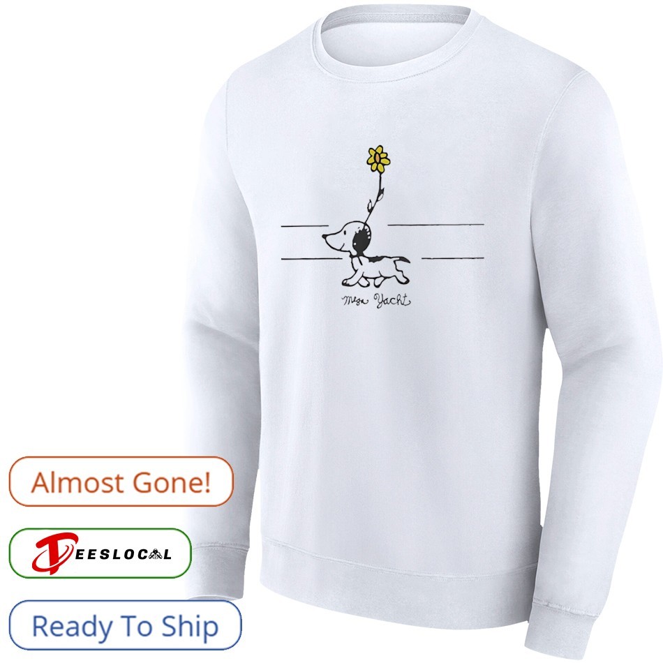Snoopy's original appearance in 1950 mega yacht shirt, hoodie