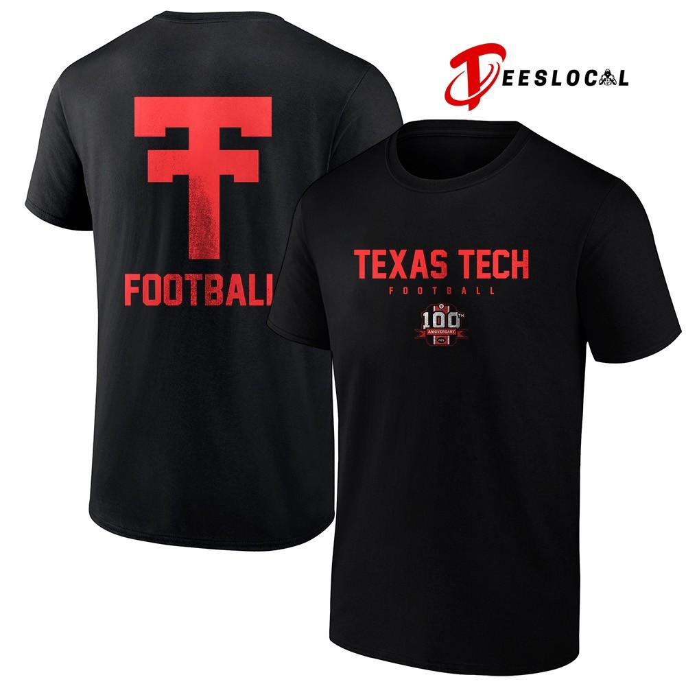 Texas Tech Red Raiders 100th anniversary logo shirt, hoodie