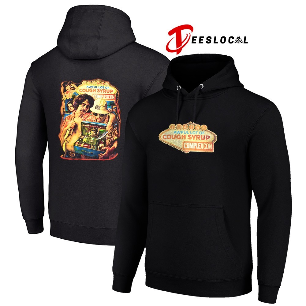 That's a awful lot of cough syrup complexcon graphic shirt, hoodie
