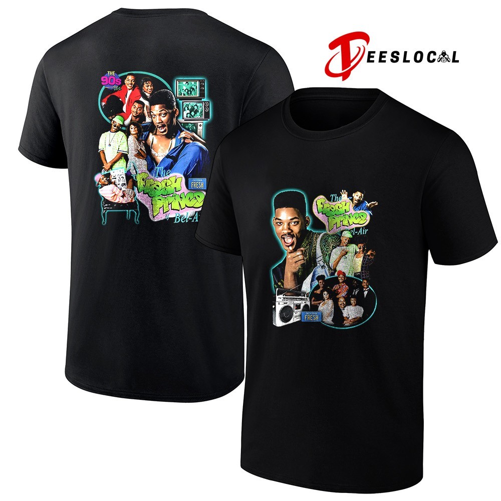 トップス FRESH PRINCE WILL SMITH VINTAGE TEE XL Vintage 90s The Fresh Prince of Bel-Air TV Show Promo T-Shirt Will