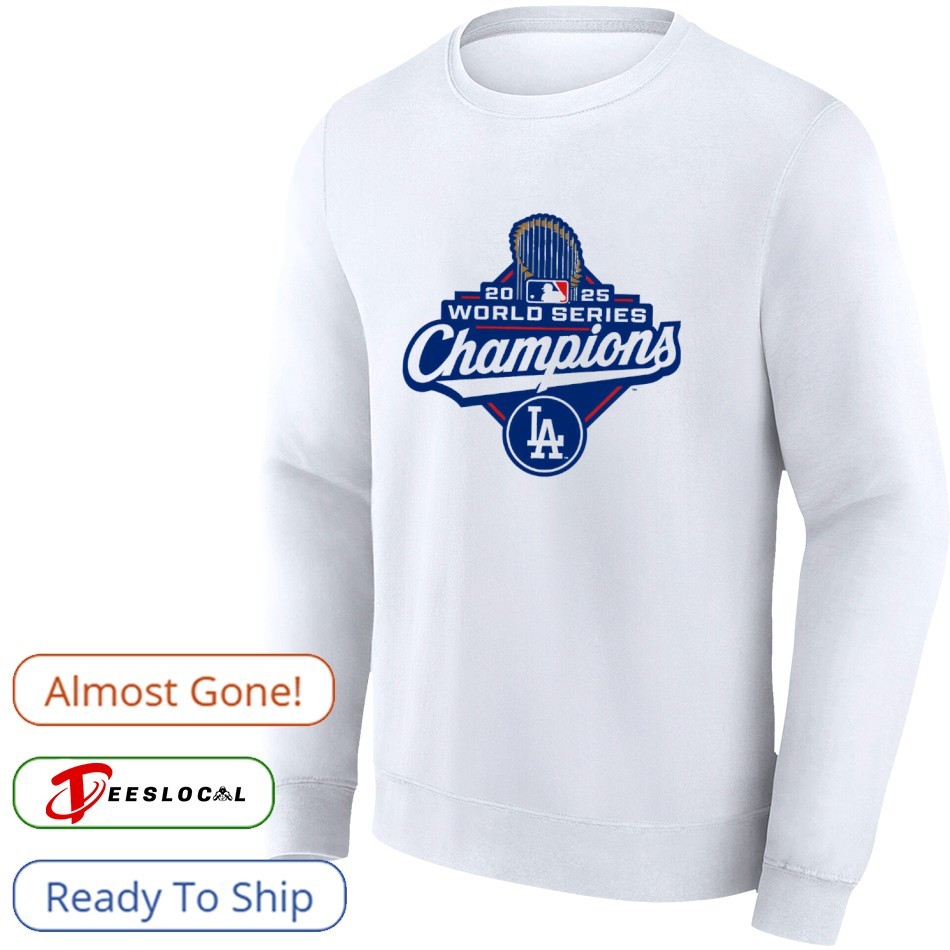 The Los Angeles Dodgers 2025 World Series Champions logo shirt