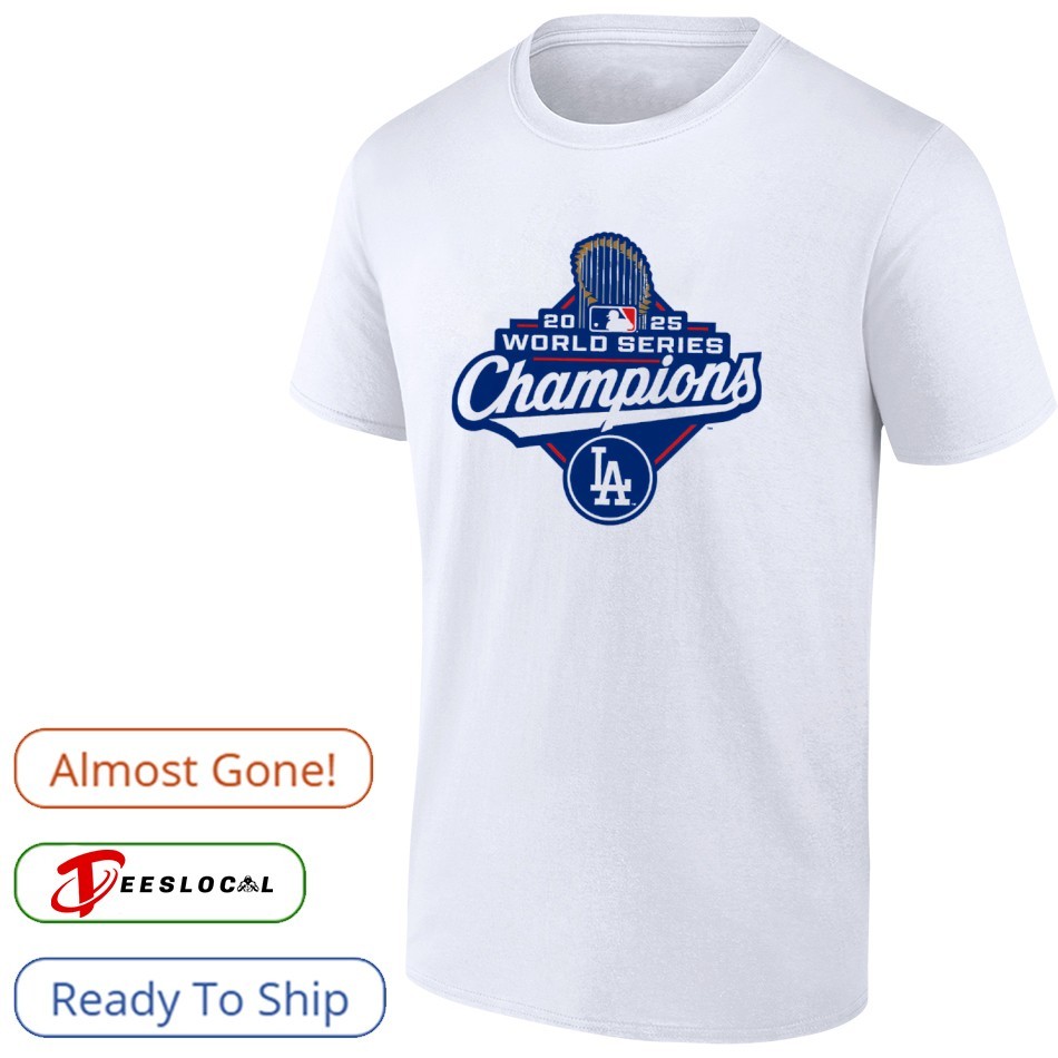 The Los Angeles Dodgers 2025 World Series Champions logo shirt