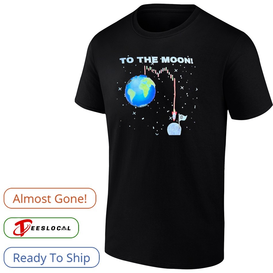 To the moon Cryptocurrency crash shirt, hoodie, sweater, long sleeve and  tank top