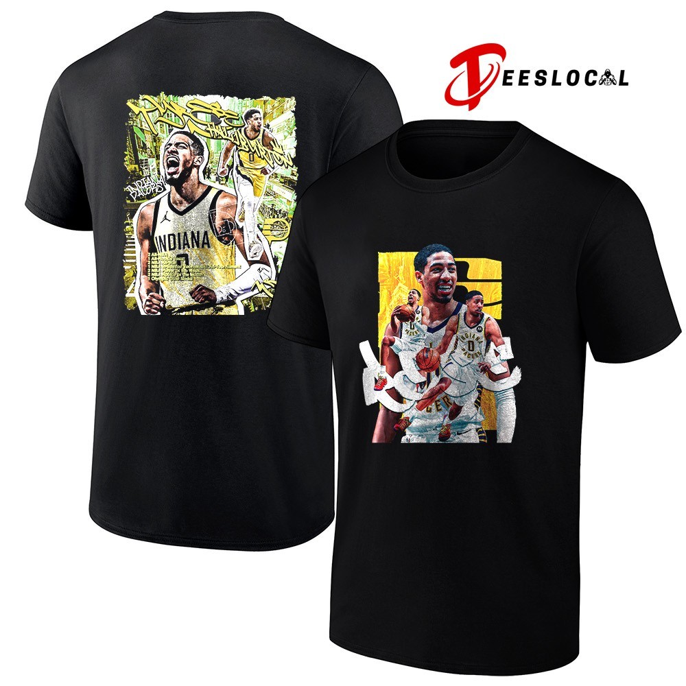 Tyrese Haliburton Indiana Pacers hoops art dynamic action comic