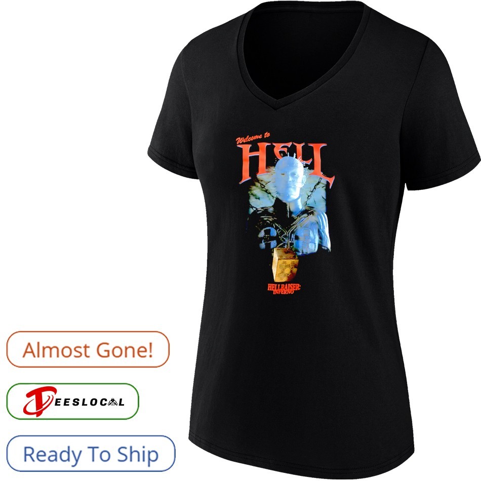 Welcome to hell Hellraiser Inferno shirt, hoodie, sweater, long sleeve and  tank top, image size:950x950