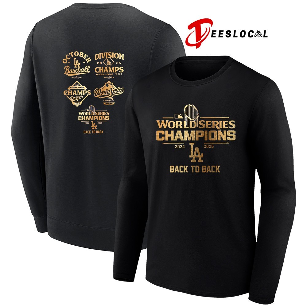 World Series Champions Los Angeles Dodgers 2024 2025 Back to Back