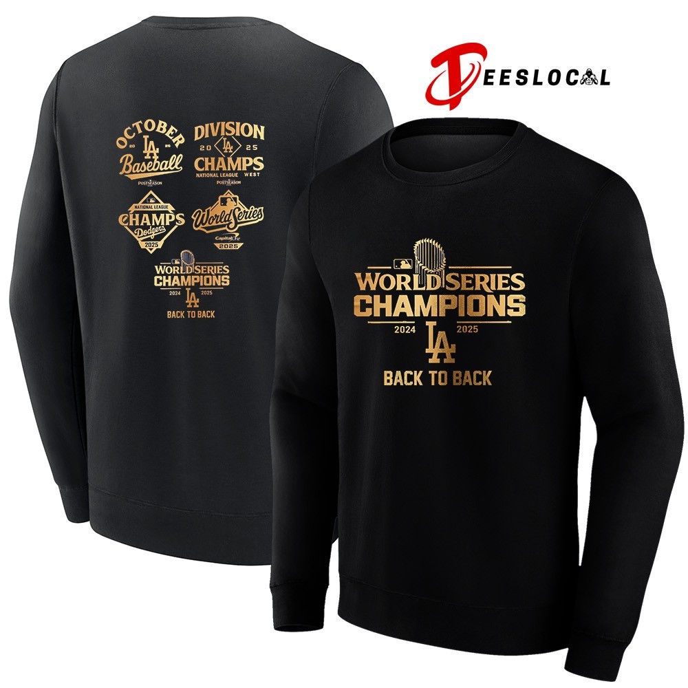 World Series Champions Los Angeles Dodgers 2024 2025 Back to Back