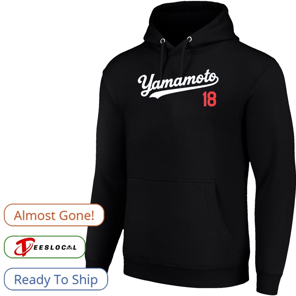 Yoshinobu Yamamoto No 18 Los Angeles Dodgers shirt, hoodie
