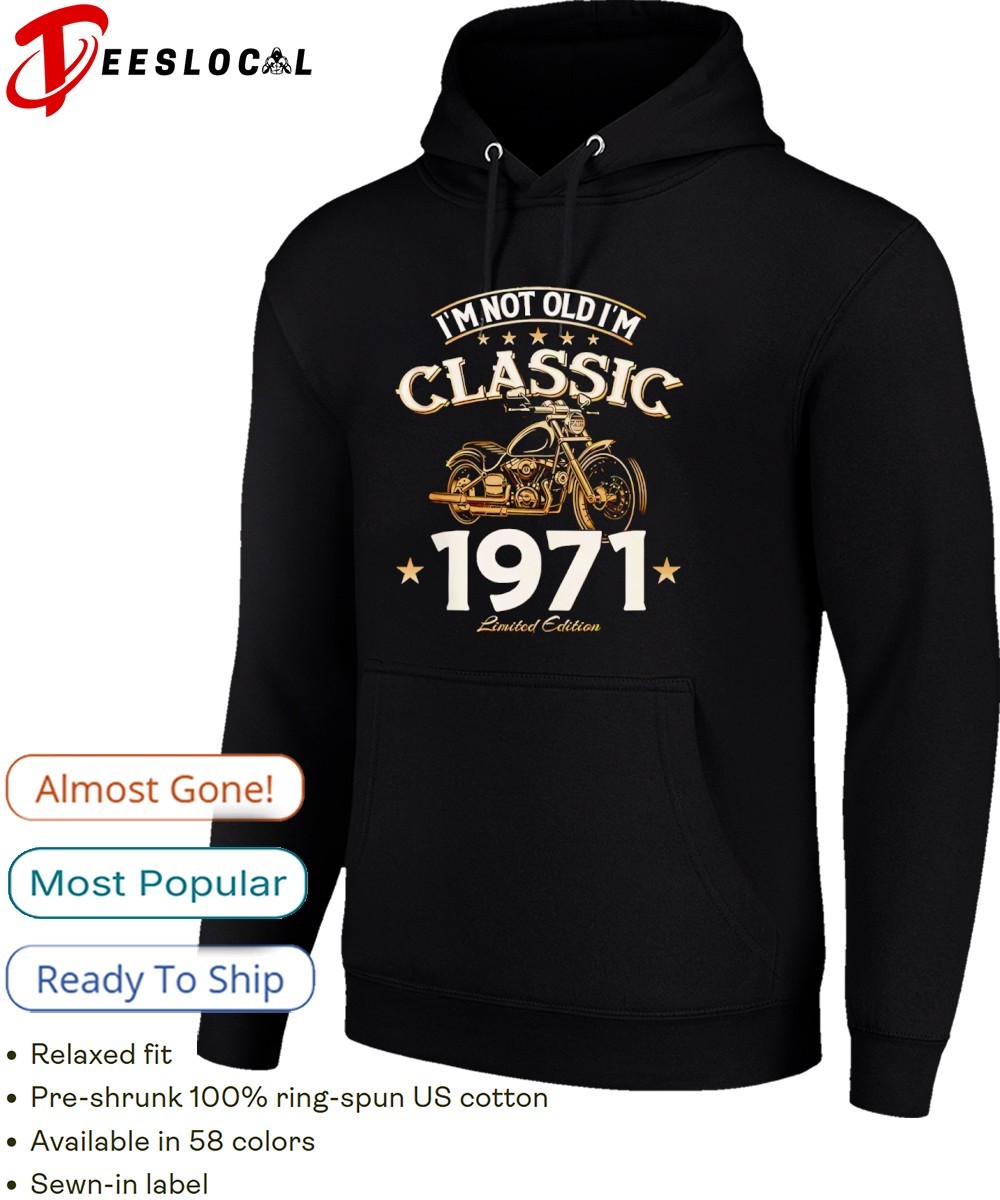 BIRTHDAY Biker 1940's Built In The Forties Unrestored Motorcycle T-shirt 9120 | UK - Foto 7