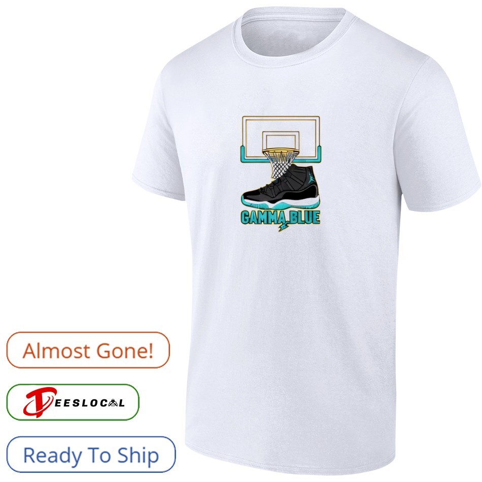 gamma blue nike shirt
