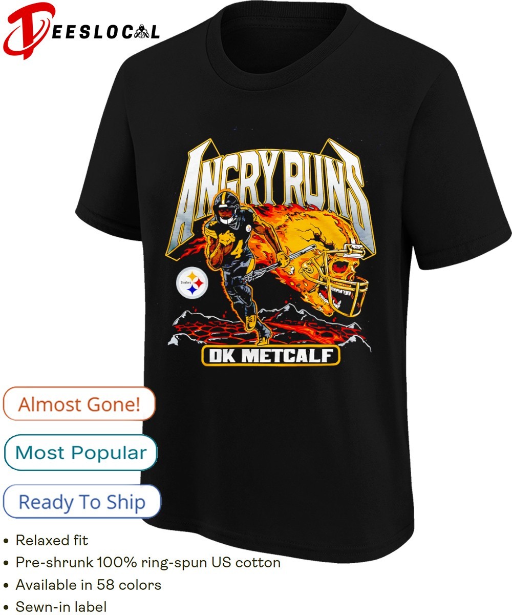 Angry Runs Skull Darnell Washington Pittsburgh Steelers shirt