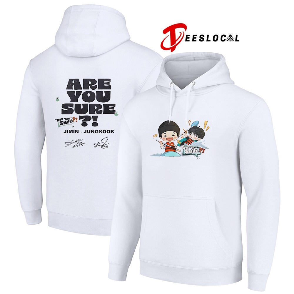 BTS Jimin Jungkook Are you sure the show signature chibi art shirt