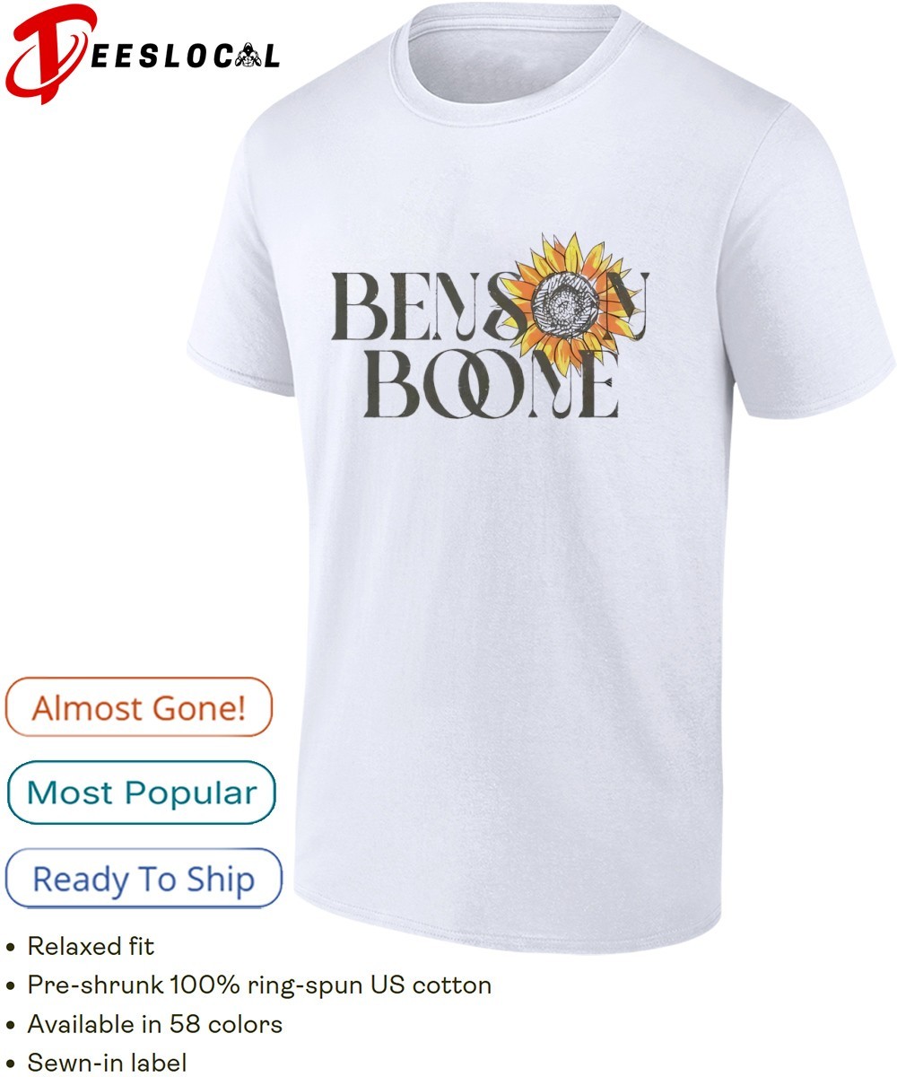 Benson Boone Sunflower shirt, hoodie, sweater, long sleeve and