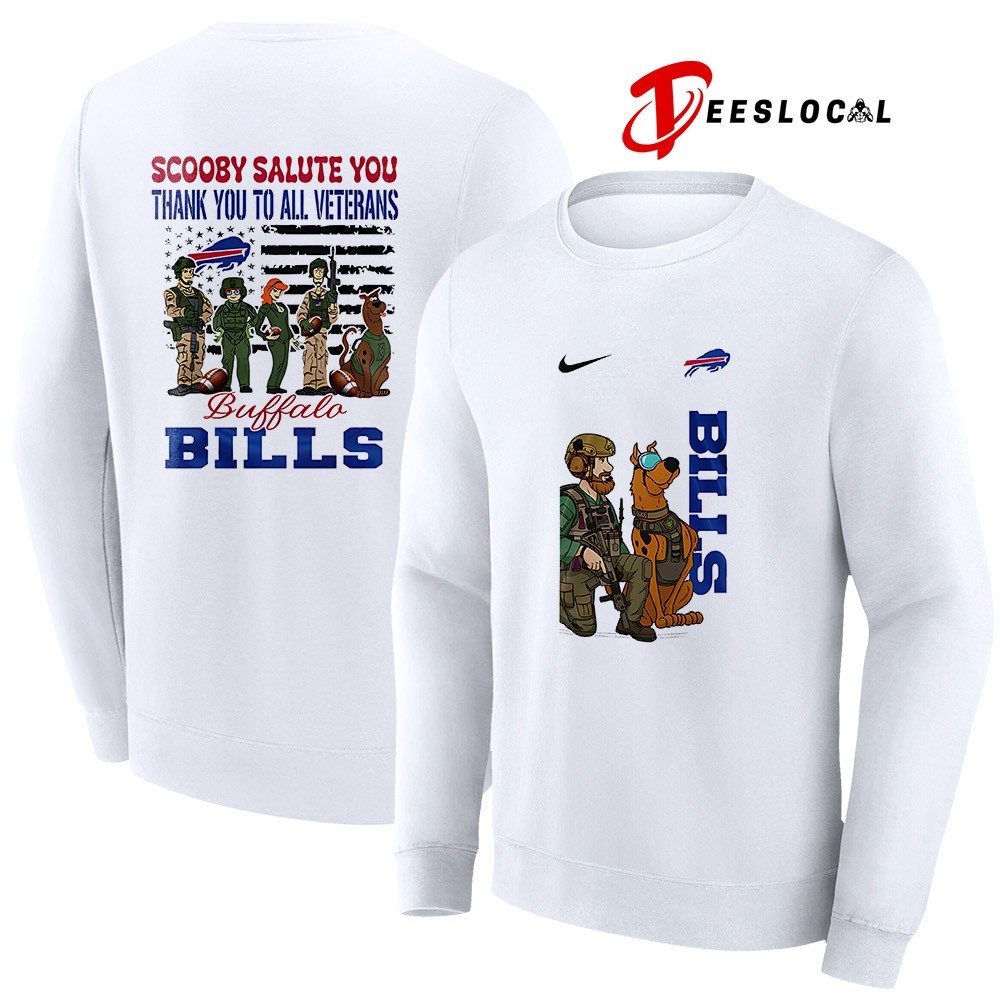 Kartoon 新品Palace HIPPY SALUTE BILLFOL Buffalo Bills x Scooby Doo salute you thank you to all veterans