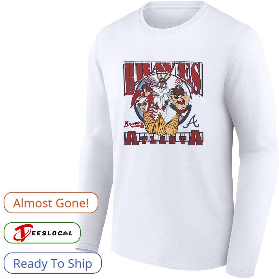 Bugs Bunny and Tasmanian Devil Atlanta Braves Looney Tunes 90's
