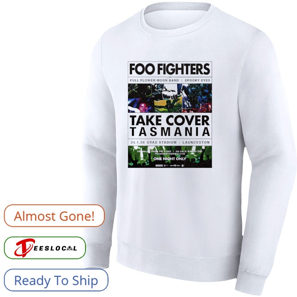 Foo Fighters Launceston Tasmania 2025 Event Poster At Utas Stadium